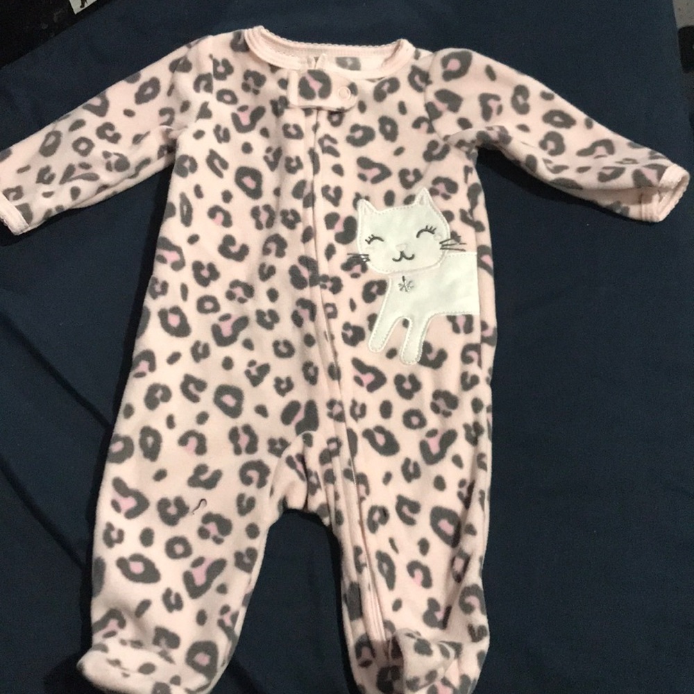 Baby girl Carter’s kitty  pjs